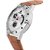 Espoir Round Dial Brown Leather Strap Analog Watch For Men