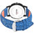 Radius New Style Quartz Analog Blue Strap Round Dial Men's Watch