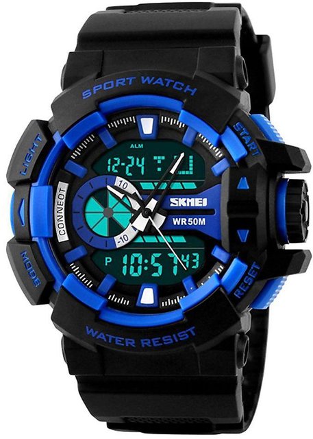 skmei dual time watch
