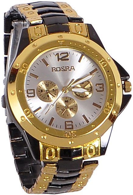 Imported Casio Edifice 558 Black Dial Full Gold Chain Watch For Men
