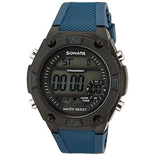 Sonata digital outlet watches 77033pp03