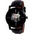 Others Round Dail Black Synthetic StrapMens Quartz Watch For Men