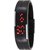Skmei Roket and black Rubber Band led  Watch For Men