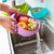 Ankur Big Size Plastic Grains  Vegetable Washing Bowl  Strainer (Assorted Colour)
