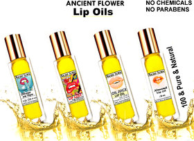 Ancient Flower - Lip Oils  Olive on Lips, Lip Lust, Oil Juice  Almond Lip Oil (8 ml each)