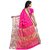Women's designer pink cotton silk jacquard border work saree (dfmd-dno.115pink)