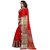 Women's designer red cotton silk jacquard border work saree (dfmd-dno.115red)