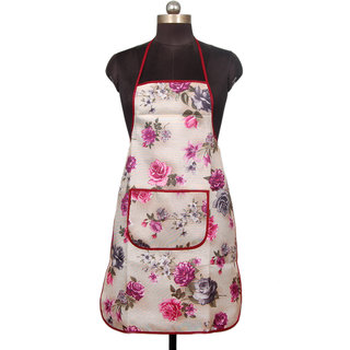 Winner Waterproof Multi-Color Kitchen Apron with Front Pocket Pack of 1Random Color Will Be Sent As Per  Availability