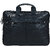 Urbanity Office Leather Laptop Bag 17 Inch for Unisex (Black)