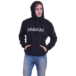                       Radical Wear 100% Cotton Sweat shirt/Sweater For Men/Boys With hoodie | Brushed Fleece |Full Sleeves |All Size |Multi color                                              