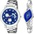 New Stylish Beloved  Blue Couple Watches for Men and Women Watch - For Couple