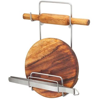OSE High Quality ( Stainless Steel ) Chakla Belan Stand For Kitchen Only Belan Stand