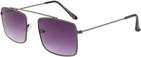 Fair-X Grey Gradient Square with Bar Unisex Sunglasses - SS1606