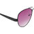 Fair-X Pink Gradient Flat Lens Ss322 Aviator Sunglasses