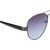 Fair-X Smoke Blue Gradient Flat Lens SS325 Aviator Sunglasses