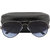 Fair-X Smoke Blue Gradient Flat Lens SS325 Aviator Sunglasses