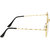 Fair-X Golden Clear Panto Unisex Sunglasses - SS1511