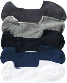 Concepts Pack of 5 Loafer Socks for Men (Assorted colours Code: N)