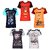 Kavin's Cotton Trendy T-Shirt for boys, Pack of 5, Multicolored, Combo Pack - Bruce
