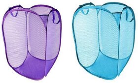 Lifestyle  Multicolor Laundry Bag  (Net)   SET OF 2