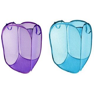 Buy Lifestyle Multicolor Laundry Bag Net SET OF 2 Online Get