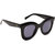 ROZIOR Italy Classic UV400 Cat Eye Sunglasses (BLACK BLACK)