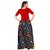 Saadhvi Black Bangalore Satin Silk Geometric Print Lehengha Choli