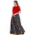 Saadhvi Black Bangalore Satin Silk Geometric Print Lehengha Choli