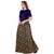 Saadhvi Navy Blue Bangalore Satin Silk Floral Print Lehengha Choli