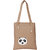 Beige PU Tote Bag
