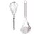 Combo Set of 2 Stainless Steel Silve Egg Whisk and Potato Masher