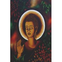 Giant Innovative - Lord Buddha Religious Wall Decor Poster for Home and Office GI153 (250 GSM Paper, 12 x 18 Inch)