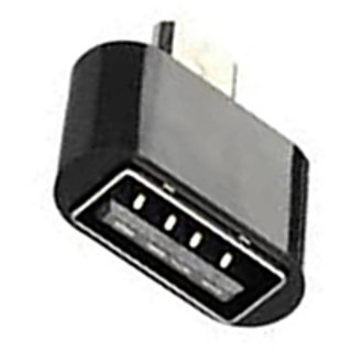 Just Click Micro USB OTG Adapter Black Pack of 1