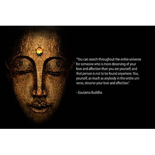                       Giant Innovative - Lord Buddha Religious Wall Decor Poster for Home and Office GI139 (250 GSM Paper, 12 x 18 Inch)                                              
