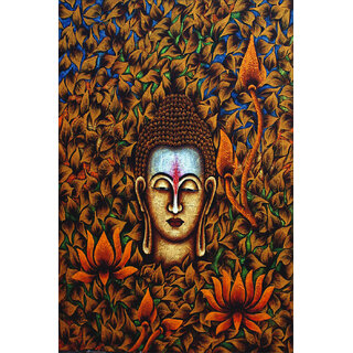 Giant Innovative - Lord Buddha Religious Wall Decor Poster for Home and Office GI159 (250 GSM Paper, 12 x 18 Inch)