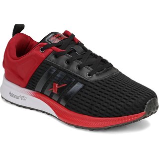 Sparx shoes red and black shop