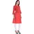 CHINMAYA Casual Solid Women Kurti  (Pack of 2, Red, Blue)