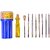 Visko Tools 111 8 Blades Combination Screw Driver Set with Tester (Blue and White, 9-Pieces)