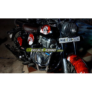 Buy CR Decals CLASSIC 350/500 RE Custom Decals/Wrap/Stickers ZOMBIE ...