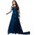 Saadhvi Blue Georgette Semi Stitched Embroidered Salwar Suit
