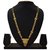 Jewar Mandi Golden Color Alloy Material Beautiful Long Big Pendant Mangalsutra Jewelry For Women 8228