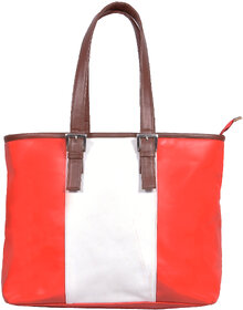Marissa Handbag for Women  Girls Color-Orange White