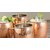 Set of 4 Handmade Hammered Copper Moscow Mule Mug - 100 Pure Copper with Brass Handle - Hammered Moscow Mule Mug Cup