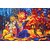 radha krishna text 300 GSM  of 300 GSM Thick Paper of 12x18 inch without frame |Sticker Paper Poster, 12x18 Inch