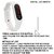 FARP White Digital Led Band Type Quartz Watch For Unisex