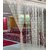 Utkarsh Size(214 Cm X 120 Cm) Net Polyester Cream Color Love Heart Shape String Curtains/Dil Parda For Doors And Windows
