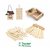 Tausif Creation Wooden Ice-Cream/Kulfi Sticks for Art  Craft DIY (Pack of 250 Sticks)