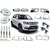 Car Chrome Accessories combo kit for Brezza by Fireplay. Full Exterior car accessories (long-lasting chrome 24Pcs)