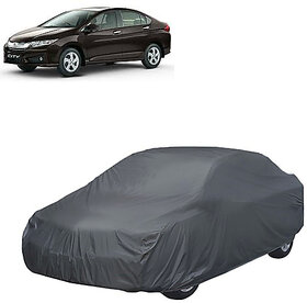 QualityBeast Extreme Car Body Cover for Honda City IDtech E (Grey)