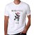 Tom T Branded White Men's Printed T-Shirts